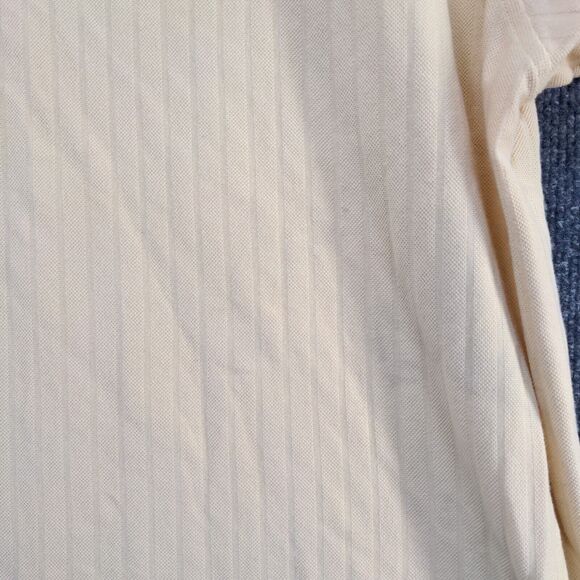 Devon & Jones Men's Polo Shirt Tan XL Short Sleeve High Low Hem Capgemini HP - Picture 6 of 14